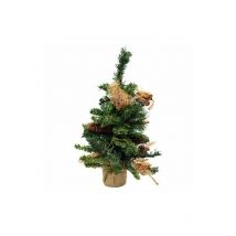 Sapin de Noël 45 cm décoré pour la table