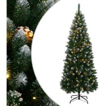 Sapin de Noël artificiel 300 led 210 cm Vidaxl