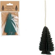 Sapin en papier vert à suspendre
