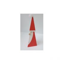 Sapin Père Noël Bois H:200mm x 100mm blachere DPSD058