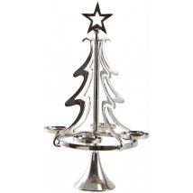 Sapin porte bougie en aluminium Hauteur 56cm