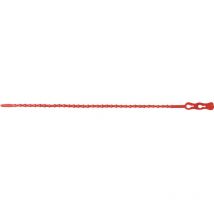 Fascetta Click Tie L.650mm P.5.6mm pa rosso.RAL 3000 100pz / busta sapi selco