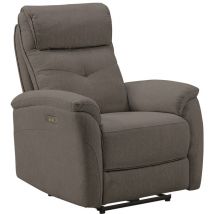 Altobuy - saragosse - Fauteuil Electrique Tissu Polyester Gris