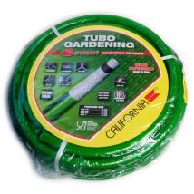 Saratoga tubo magliato retinato da giardino 6 strati da 1/2” x 25 mt resiste a 34 bar