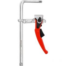 Sargento Carpintero de Palanca, MAXPOWER 200mm Sargento de Barra para Mesa Todo Acero con Palanca de Apriete Rápido Fuerza máxima de sujeción 240kg