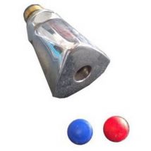 Nicoll - s.a.s 0103006 - Universal tap head with metal cross minit 21x150 - grey