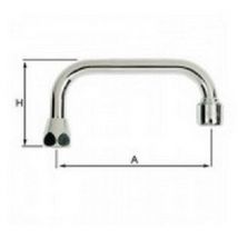 Sas 0150022 Ø18 Unibec 457 low spacing 200 20x27 with aerator