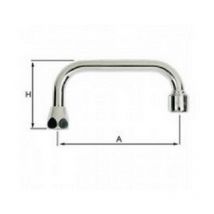 Luftschleuse 0150022 - Ø18 Unibec 457 niedriger Achsabstand 200 20x27 mit Luftsprudler