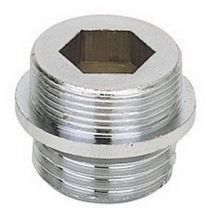 0151004 - Unibec Nippel M1/2' M1' - grau - SAS