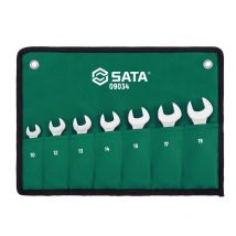 7 Tlg. Mini-Ratschen-Ringmaulschlüssel Set - 10, 12, 13, 14, 15, 17, 19 mm - Sata