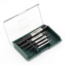 Sata - ST09704ASJ Juego de Extractores de Rosca Gruesa con Tamaños (3.3, 5.3, 6.4, 8.8, 11.2 mm), 5 Piezas