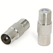 Trade Shop - SATELLITARE KONNEKTOR FÜR ADATTATORE MASCHIO FEMMINA TV MAXTECH C-011 -