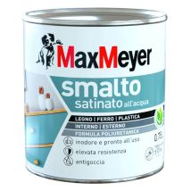 Max Meyer - Satinierte Wasserlack in grauer Steinfarbe 0,75 l