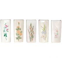 Saturador de platos de cerámica con estampado de flores, 310 ml Centrale Brico