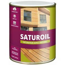 Lasure Production - saturateur - hydrofugeant : SATUROIL-Blanc Cérusé--Bidon de 5 l