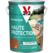 Saturateur Haute Protection Biosourcé V33 teck Mat - 5L