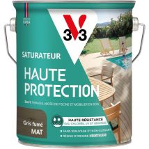 Saturateur Haute Protection Biosourcé V33 gris fumé Mat - 2,5L
