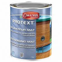 Saturateur mat bois Protext 1L Owatrol Ton: Noir charbon