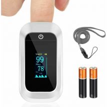 Saturimetro professionale da dito Pulsossimetro ossimetro SPO2 dito e Cardiofrequenzimetro con display a colori ed orientabile | onda plestimografica