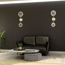 Hudson Valley Lighting - Saturn Applique Murale 2 Lumières Led Laiton, Verre Et Métal