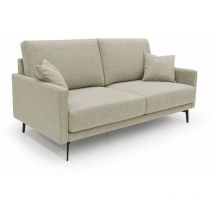 Saturno Canapé moderne en tissu doux imperméable T03 180 cm beige