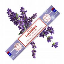 Satya Räucherstäbchen Lavendel 15g – 12 bis 14 Stäbchen – Brenndauer 30–45 Minuten – Hergestellt in Indien