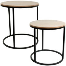 Set 2 tavoli rotondi da nido