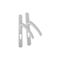 Satz Aluplatte schmal geschmolzen Ovalfiliz Prodif 25 mm - Schlüssel i - weiß - 58/70V5x80 C7x115 - 674863