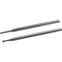 Satz Mit 2 Kugelförmigen Diamantfräsern 1 Mm Maxicraft