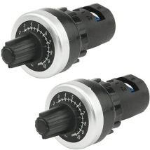 Satz Mit 2 La42dwq-22 22mm 5kω Drehpotentiometern Mit Variabler Drehzahl