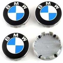 Satz Mit 4 Radkappen (68 Mm) Für Bmw – Aluminium Und Abs-kunststoff – Einfache Montage – Verbessert Die Optik Der Originalfelgen