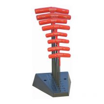 Satz mit 8 metrischen T-Schlüsseln 2-10mm Bondhus 13189