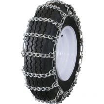 Paar Schneeketten Radreifen Traktor 13x5.00-6 14x4.00-6