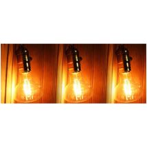 Satz von 3 led E27 4w Vintage-Stil Edison R80 2