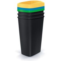 Set Deof 3 Recycling Tonnen Of 45l Je Keden.