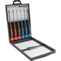 Satz von 6 Mini-Präzisionsschraubendrehern rhodius - 15423