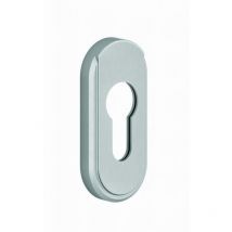 Satz von schmalen Rosetten 6454 Vercy AH200 Schlüssel i bezault gebürsteter Edelstahl - 204810