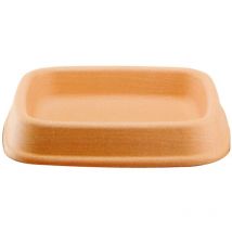 Sauce carrée Zeus Impruneta di Martino 31x31 cm per vaso Ø32 cm