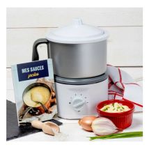 Saucier électrique 1l 600w blanc/gris - Sweet Alice - 002017