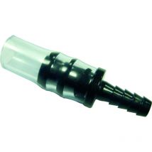 Reduzierstück für Ableitungen von Zentrifugalpumpen, von ø 10 mm (3/8'') auf ø 6 mm (1/4'') - Set mit 5 Stk. - Sauermann