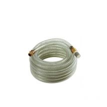 CHM GmbH Tuyau d'aspiration 1 pouce Tuyau d'aspiration pompe 20 mètres Garniture (laiton) avec clapet anti-retour