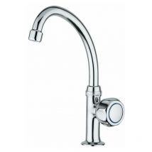 Säulen-Waschtischarmatur 1/2' mit schwenkbarem Auslauf Idral 0153 Verchromt