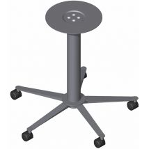 Säulentischgestell 5-Stern 695 mm schwarz