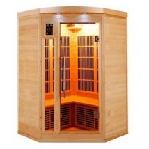 France Sauna - Infrarotsauna 2-Sitzer Apollon 120 x 120 x 190 cm Infrarotkabine