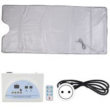 Sauna Couverture Vapeur Infrarouge, Sauna infrarouge lointain chauffage couvert, Sauna Chauffé pour Ménage avec Télécommande Thérapie Détoxifiant