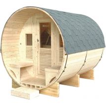 Sauna à vapeur d'extérieur gaia luna 6 places