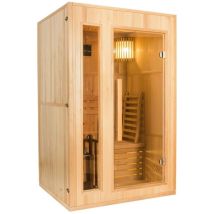 Sauna A Vapore 2 Posti Zen Con Stufa Harvia