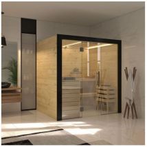 Sauna Harvia Family Medium - Avec ou sans poêle: Avec poêle 100 commande intégrée