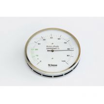 Sauna-Hygrometer 130 mm – Edelstahl-Gehäuse – Präzisionsmessung – Einfache Installation – Großzügige Skala