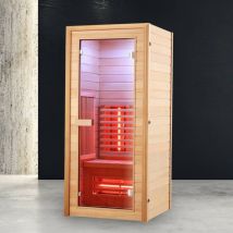 Sauna Infrarouge Boreal Diffusion 90 - 1 place à Spectre Complet - 90x90